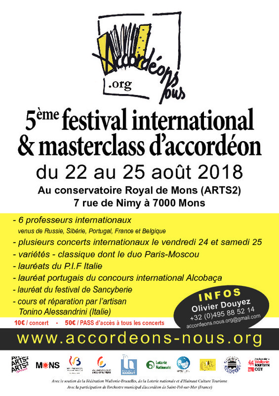 5ème festival international et masterclass d'accordéon.